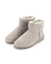 Load image into Gallery viewer, AUS WOOLI UGG Bondi Sheepskin Short Ankle Boots In Light Grey
