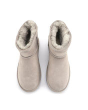 Load image into Gallery viewer, AUS WOOLI UGG Bondi Sheepskin Short Ankle Boots In Light Grey
