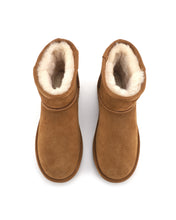 Load image into Gallery viewer, AUS WOOLI UGG Bondi Sheepskin Short Ankle Boots In Chestnut/Tan
