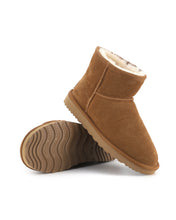 Load image into Gallery viewer, AUS WOOLI UGG Bondi Sheepskin Short Ankle Boots In Chestnut/Tan
