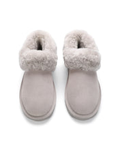 Load image into Gallery viewer, AUS WOOLI UGG Unisex Coogee Sheepskin Wool Ankle Slippers In Light Grey
