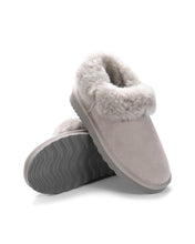 Load image into Gallery viewer, AUS WOOLI UGG Unisex Coogee Sheepskin Wool Ankle Slippers In Light Grey
