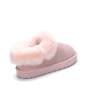 Load image into Gallery viewer, AUS WOOLI UGG Unisex Coogee Sheepskin Wool Ankle Slippers In Pale Pink
