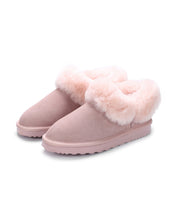 Load image into Gallery viewer, AUS WOOLI UGG Unisex Coogee Sheepskin Wool Ankle Slippers In Pale Pink
