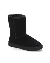 Load image into Gallery viewer, AUS WOOLI UGG Cronulla Sheepskin Mid Calf Boots In Black
