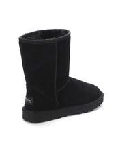 Load image into Gallery viewer, AUS WOOLI UGG Cronulla Sheepskin Mid Calf Boots In Black
