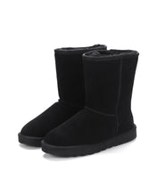 Load image into Gallery viewer, AUS WOOLI UGG Cronulla Sheepskin Mid Calf Boots In Black
