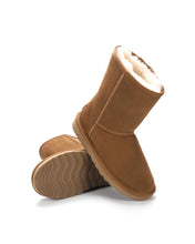 Load image into Gallery viewer, AUS WOOLI UGG Cronulla Sheepskin Mid Calf Boots In Chestnut/Tan
