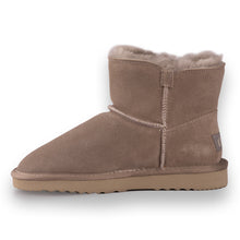 Load image into Gallery viewer, AUS WOOLI UGG SHORT SHEEPSKIN BUTTON BOOT - LIGHTGREY
