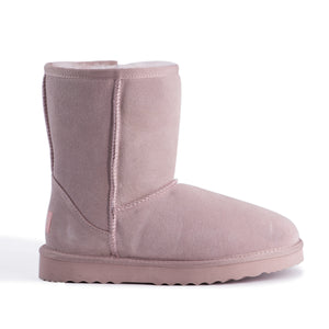 AUS WOOLI UGG MID CALF SHEEPSKIN BOOT - Pale Pink