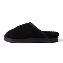 Load image into Gallery viewer, AUS WOOLI UGG UNISEX SHEEPSKIN WOOL Slippers - Black
