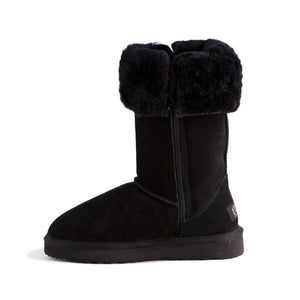 Mens Boots Snow Boots Gq Boots 218 AUS WOOLI UGG TALL ZIP-UP