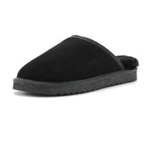 Load image into Gallery viewer, AUS WOOLI UNISEX SHEEPSKIN WOOL Slippers - Black

