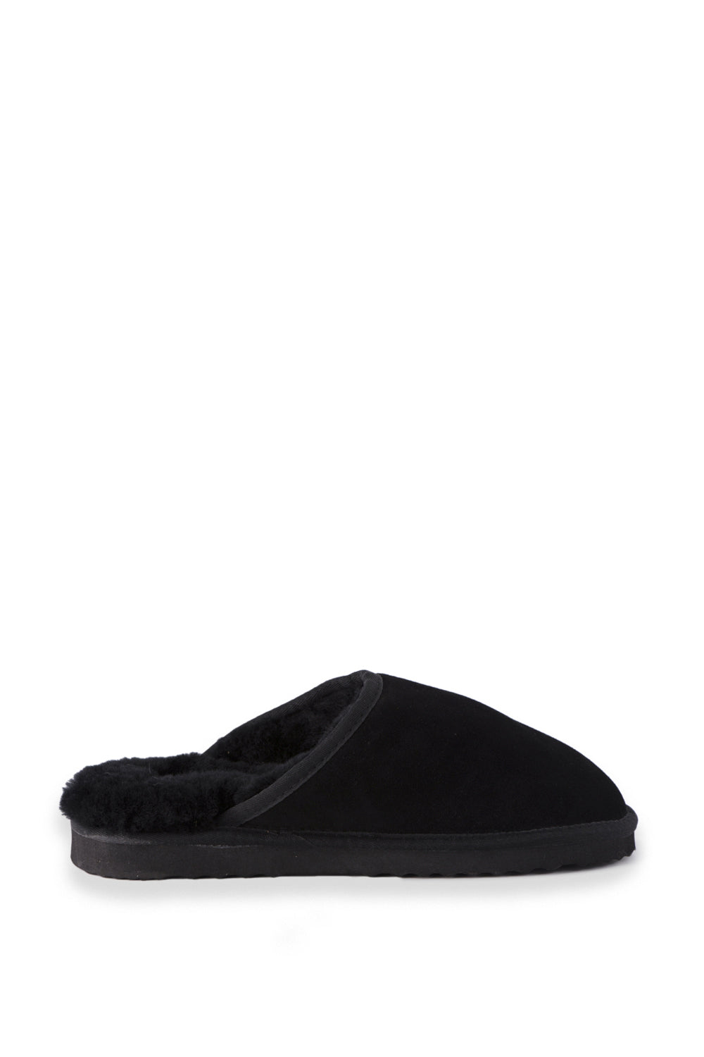 AUS WOOLI UNISEX SHEEPSKIN WOOL Slippers - Black