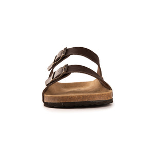 AUS WOOLI AUSTRALIA UNISEX MELBOURNE SANDALS - BROWN