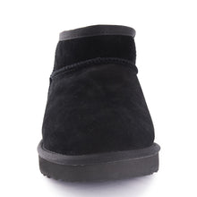 Load image into Gallery viewer, AUS WOOLI AUSTRALIA SHEEPSKIN CLASSIC ULTRA MINI BOOT - BLACK
