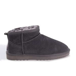 AUS WOOLI AUSTRALIA SHEEPSKIN CLASSIC ULTRA MINI BOOT - GREY