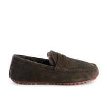 Load image into Gallery viewer, AUS WOOLI AUSTRALIA MENS TERRIGAL COSY MOCCASIN - CHOCOLATE
