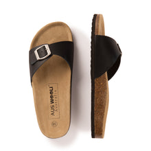 Load image into Gallery viewer, AUS WOOLI AUSTRALIA UNISEX TOORAK SANDALS - BLACK
