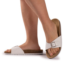 Load image into Gallery viewer, AUS WOOLI AUSTRALIA UNISEX TOORAK SANDALS - WHITE
